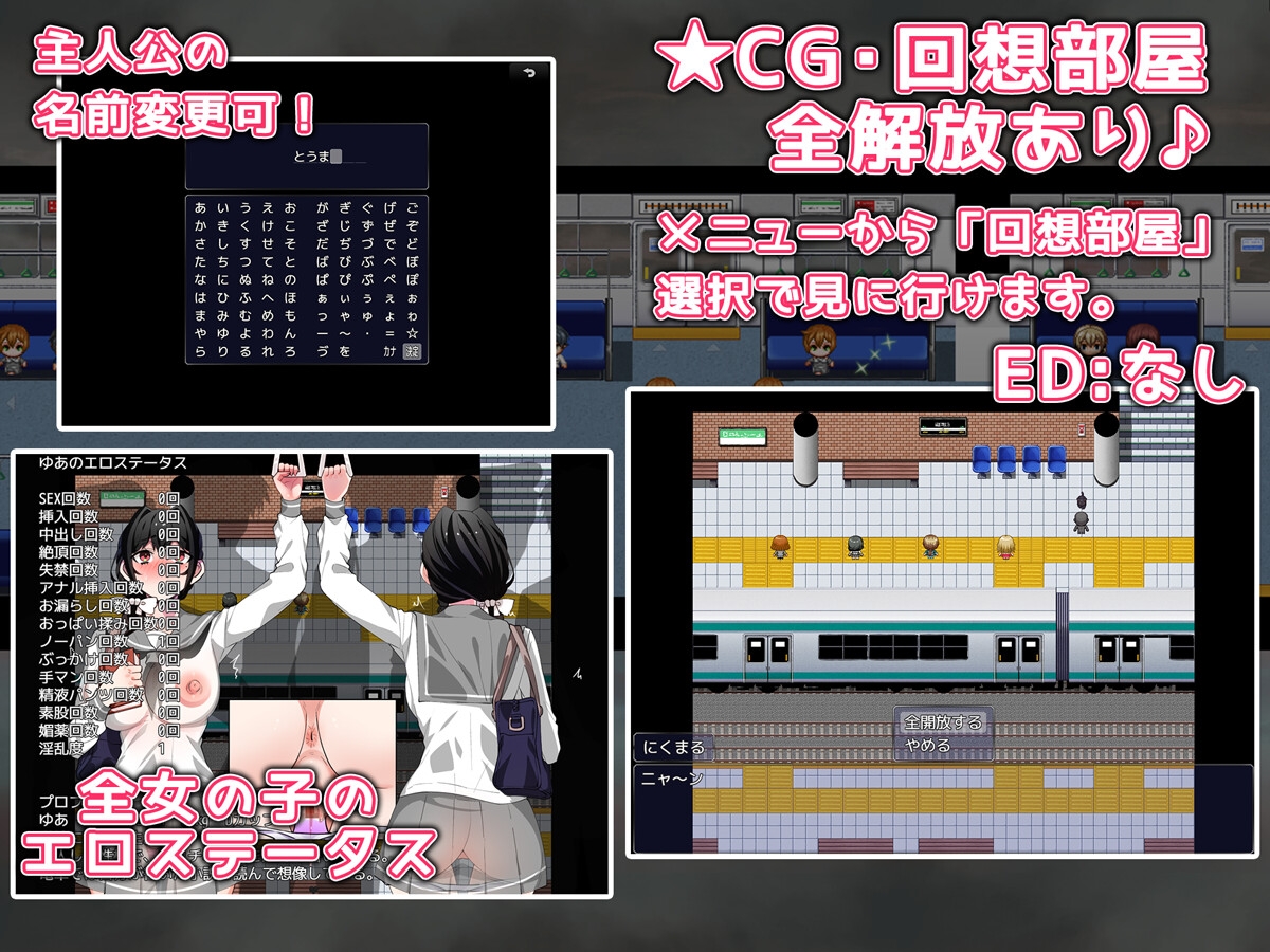 お触り電車 ~見えない手と快感~