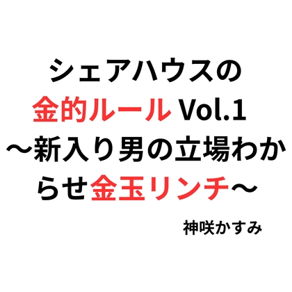 シェアハウスの金的ルール Vol.1 ～新入り男の立場わからせ金玉リンチ～