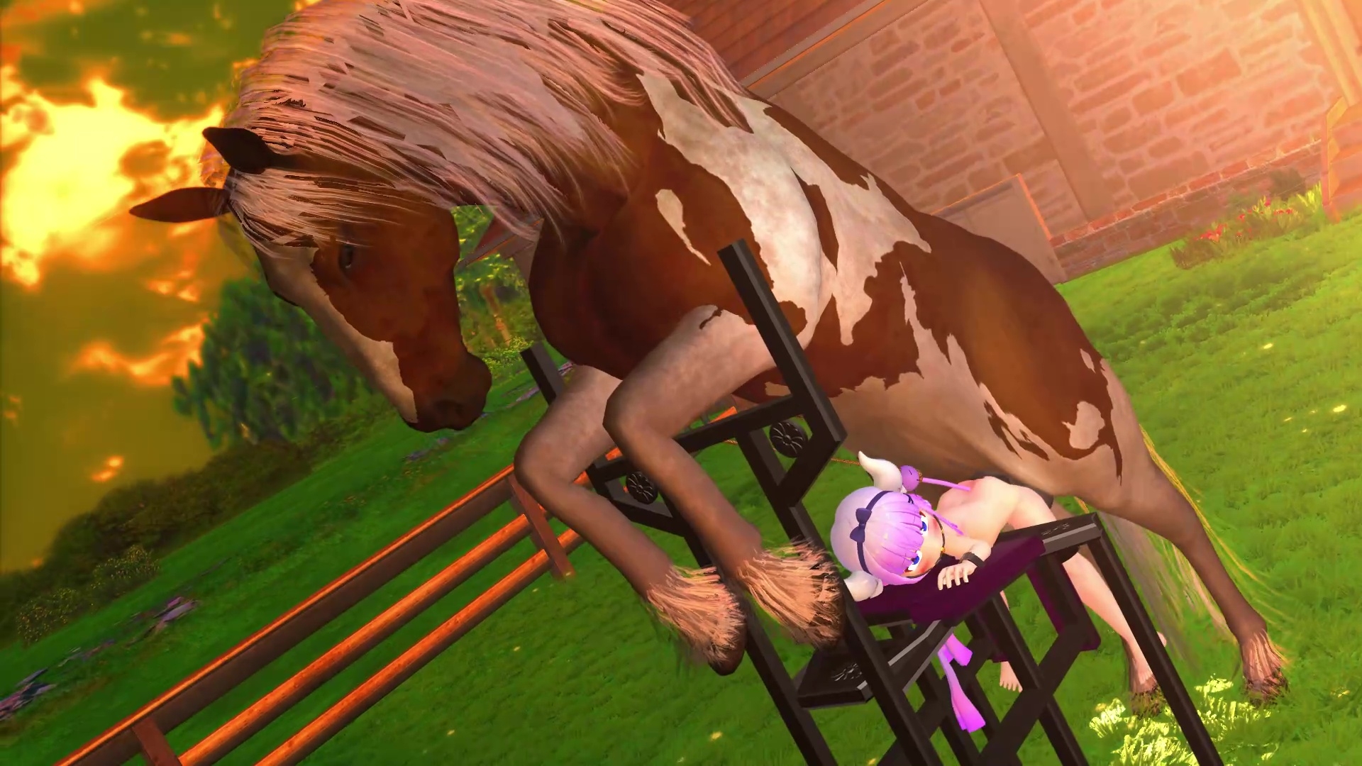 馬の性処理ックス