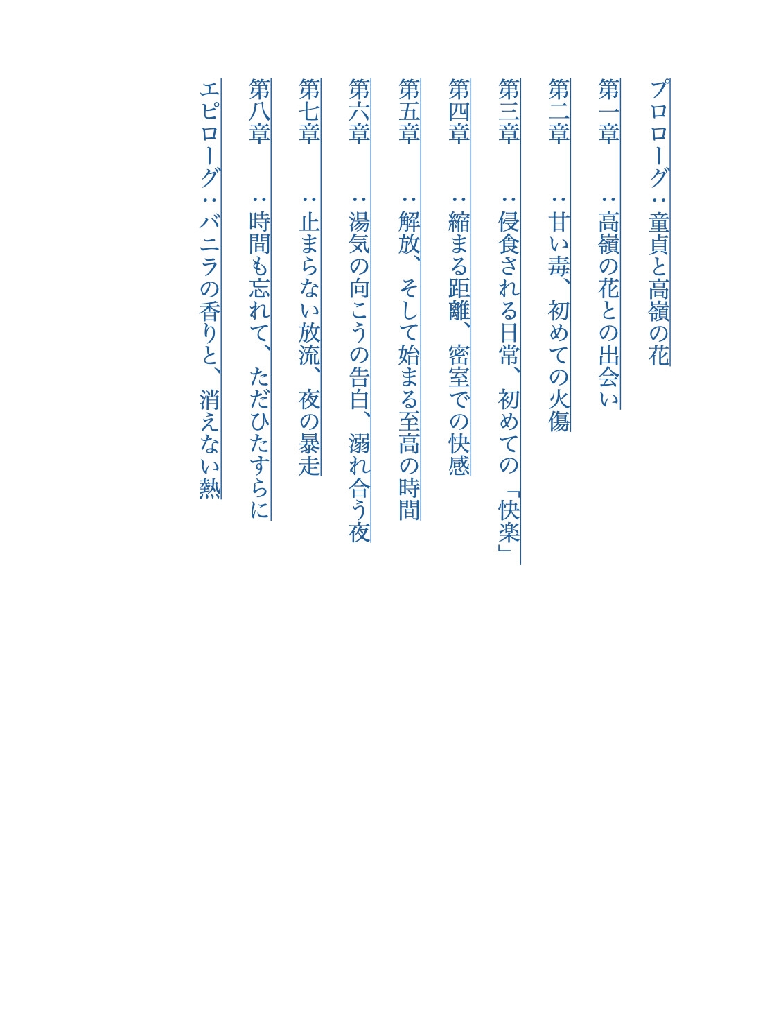 童貞と高嶺の花がドロドロに溺れ合う話
