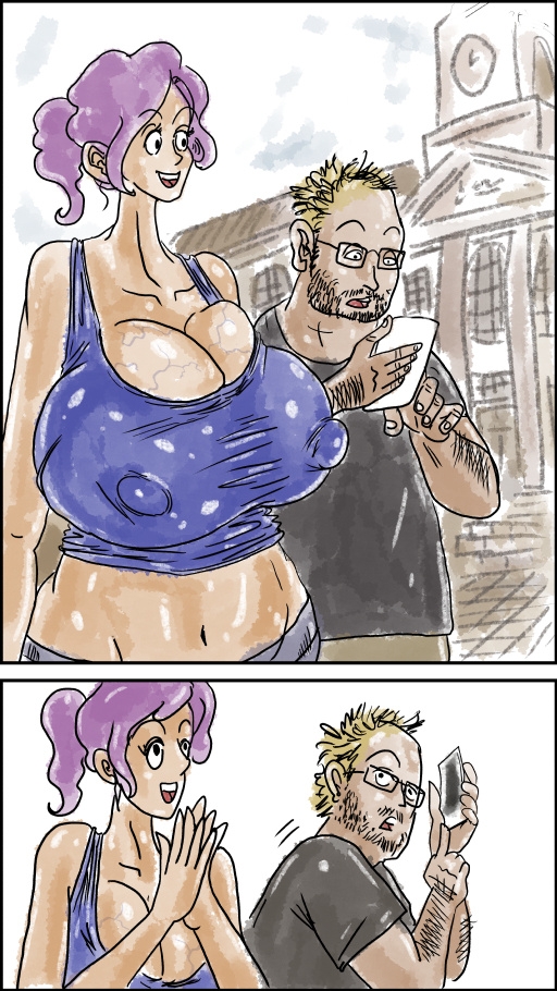 學園散步的紫髮人妻 (セリフなし)