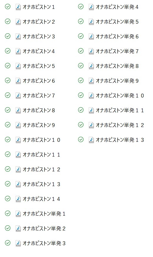 【効果音】オナホピストン2