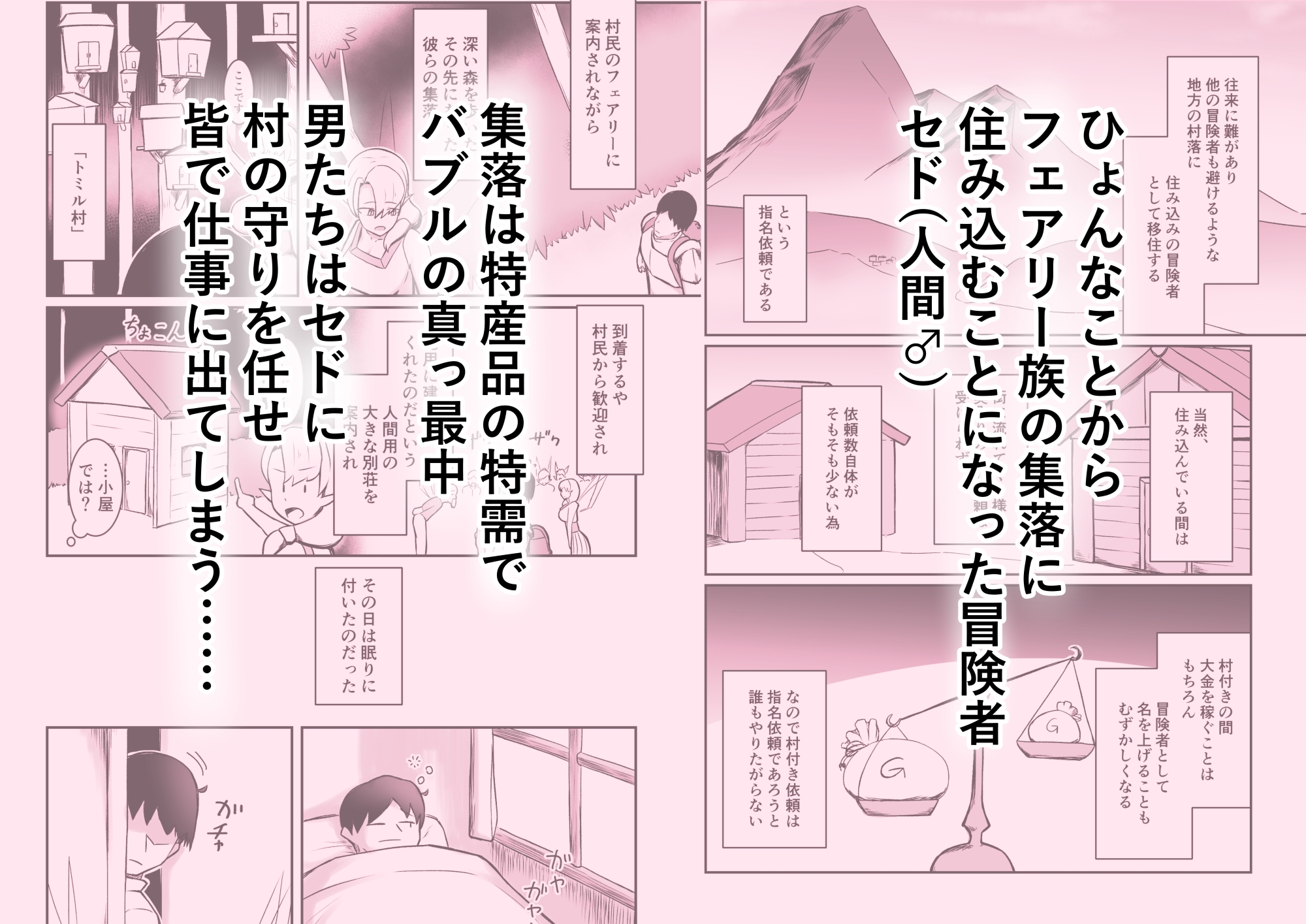 妖精村の冒険者