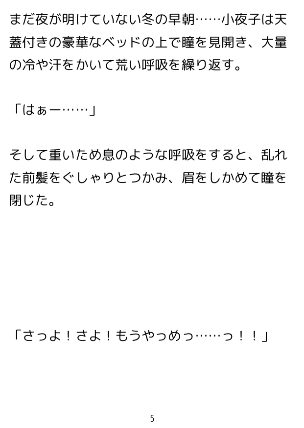 悪夢と地下室。～小夜子の秘密～