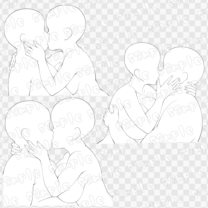 線画素材集[手]94