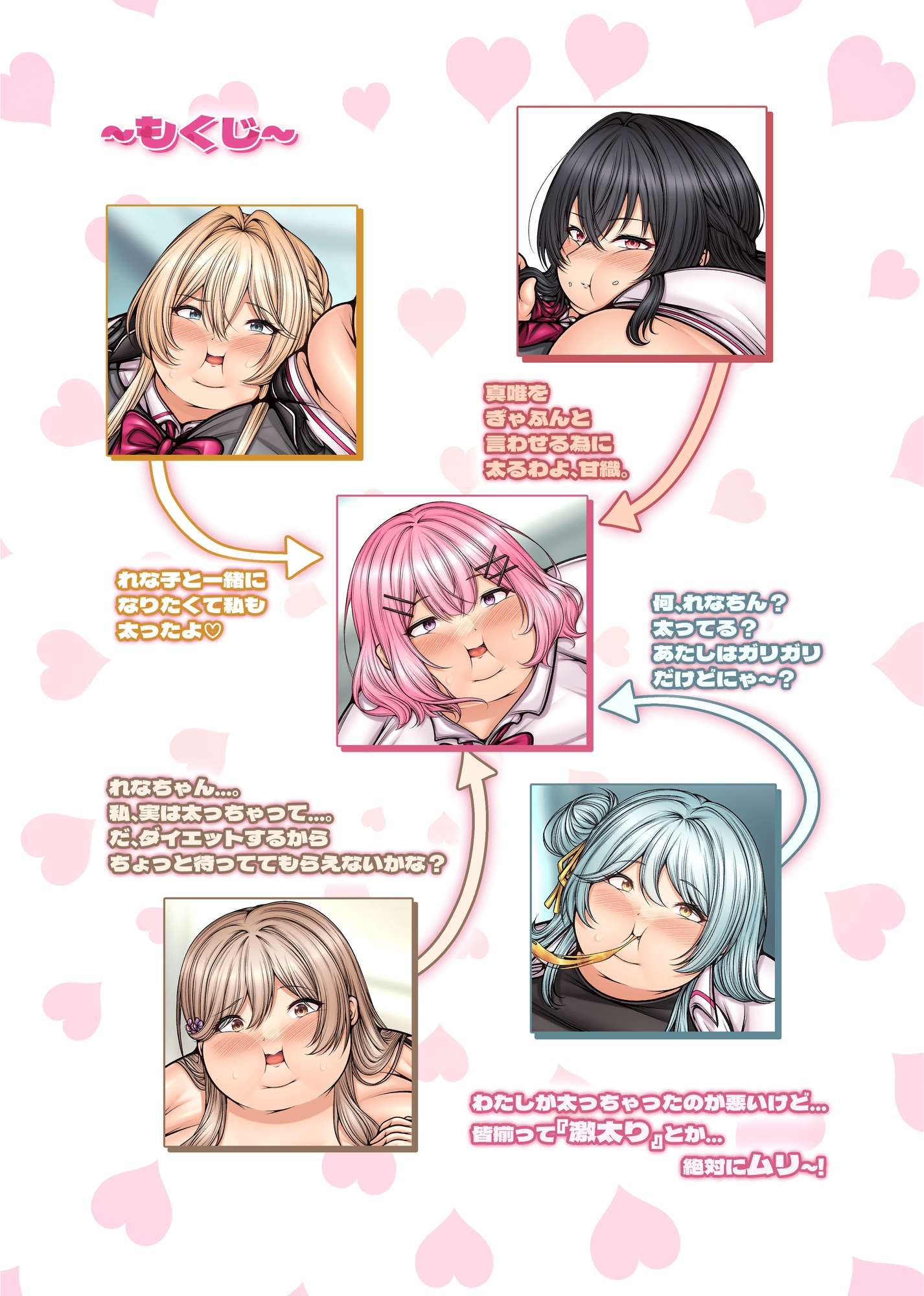 わたしたちが激太りできるわけないじゃん、ムリムリ!(※ムリじゃなかった!?)