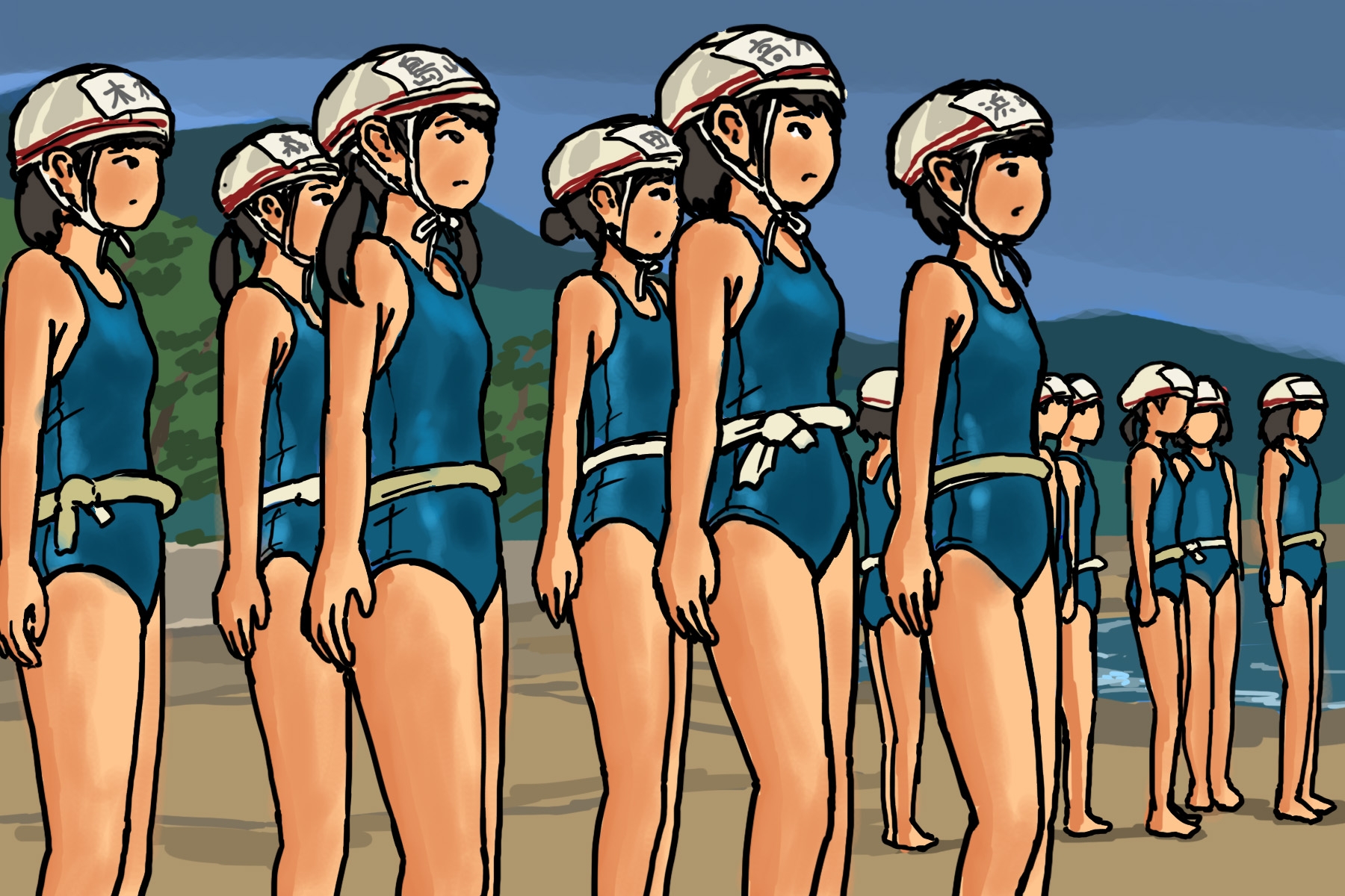 触手生物に襲われる女子生徒9