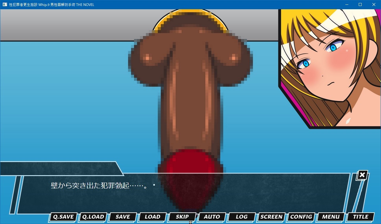 性犯罪者更生施設 Whip.9 男性器解剖手術 THE NOVEL