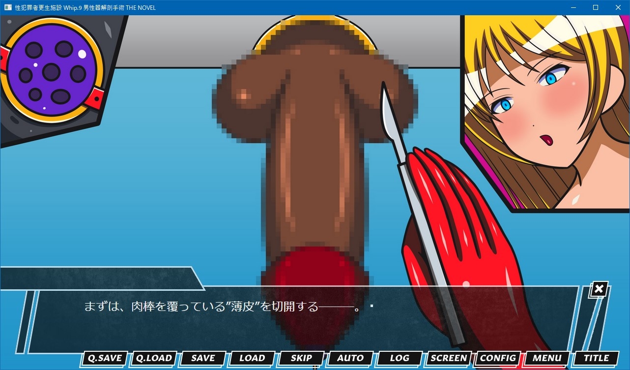 性犯罪者更生施設 Whip.9 男性器解剖手術 THE NOVEL