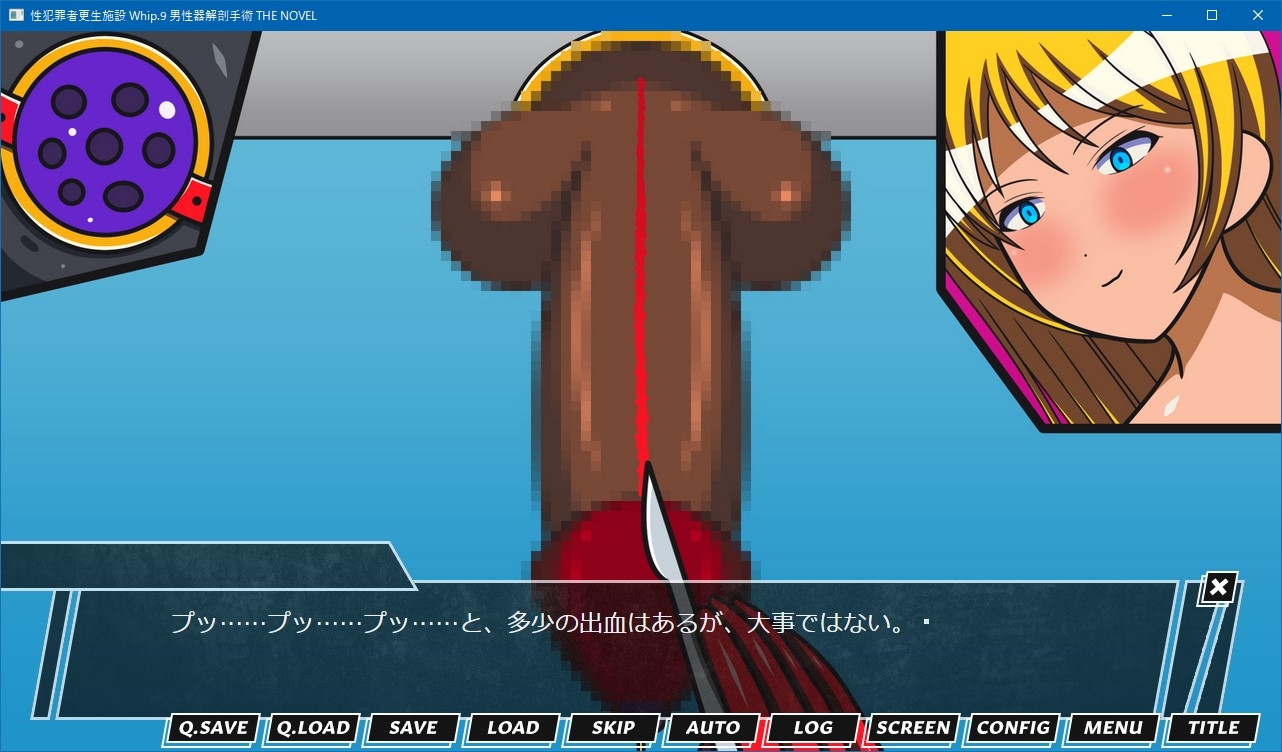 性犯罪者更生施設 Whip.9 男性器解剖手術 THE NOVEL