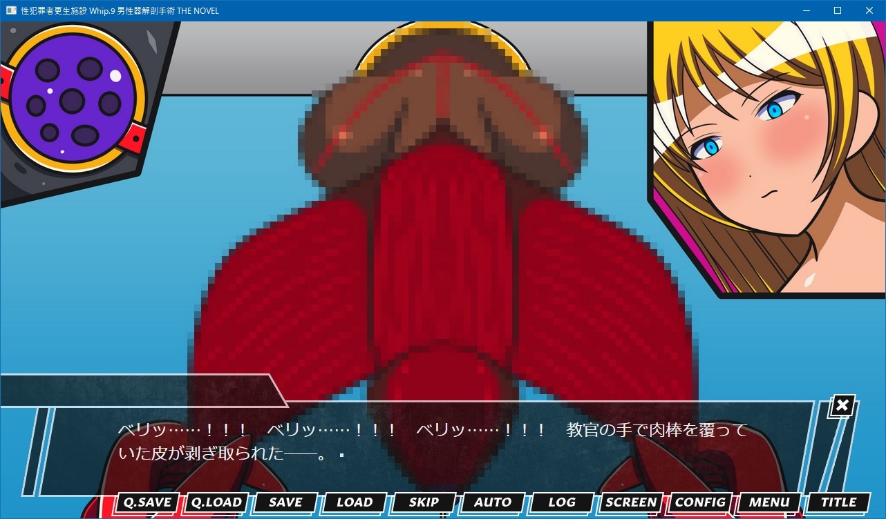 性犯罪者更生施設 Whip.9 男性器解剖手術 THE NOVEL