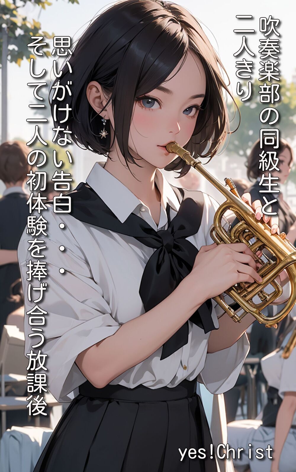 吹奏楽部の同級生と二人きり…思いがけない告白そして二人の初体験を捧げ合う放課後