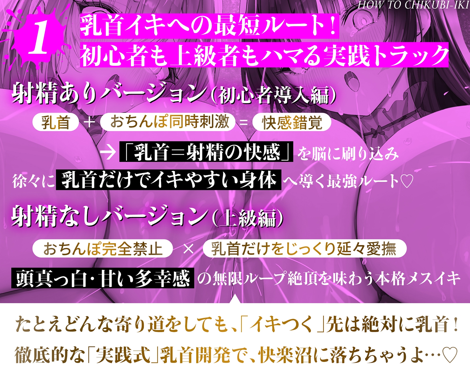 乳首で【イク】！メソッド」～初心者から上級者まで本当に誰でも乳首でイケる『実用』開発メソッド完全版