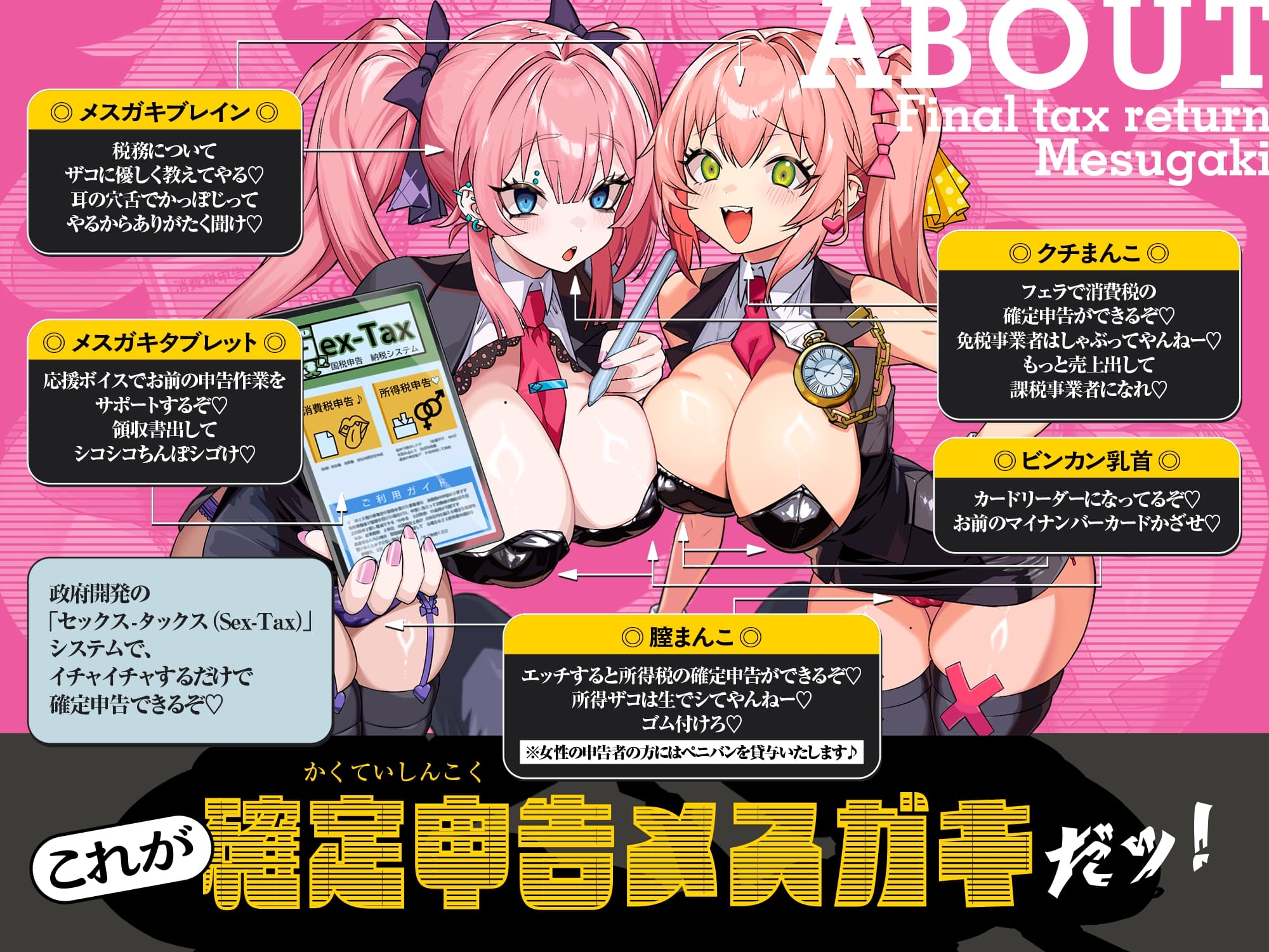 確定申告メ○ガキッ！【心情代弁抜き特化】