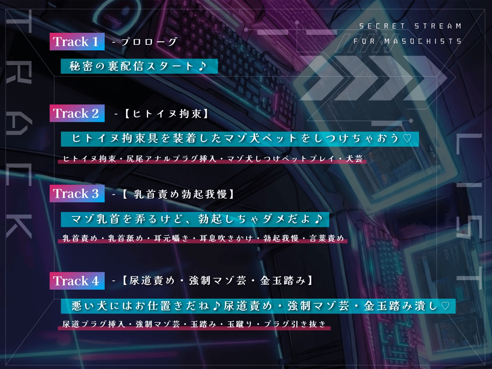 【ドM向け】裏配信 〜配信者のマゾ犬ペットになって調教ライブ配信♡〜