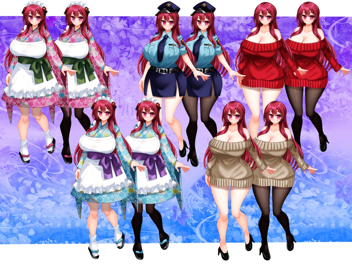 立ち絵素材 くのいちHCGセット