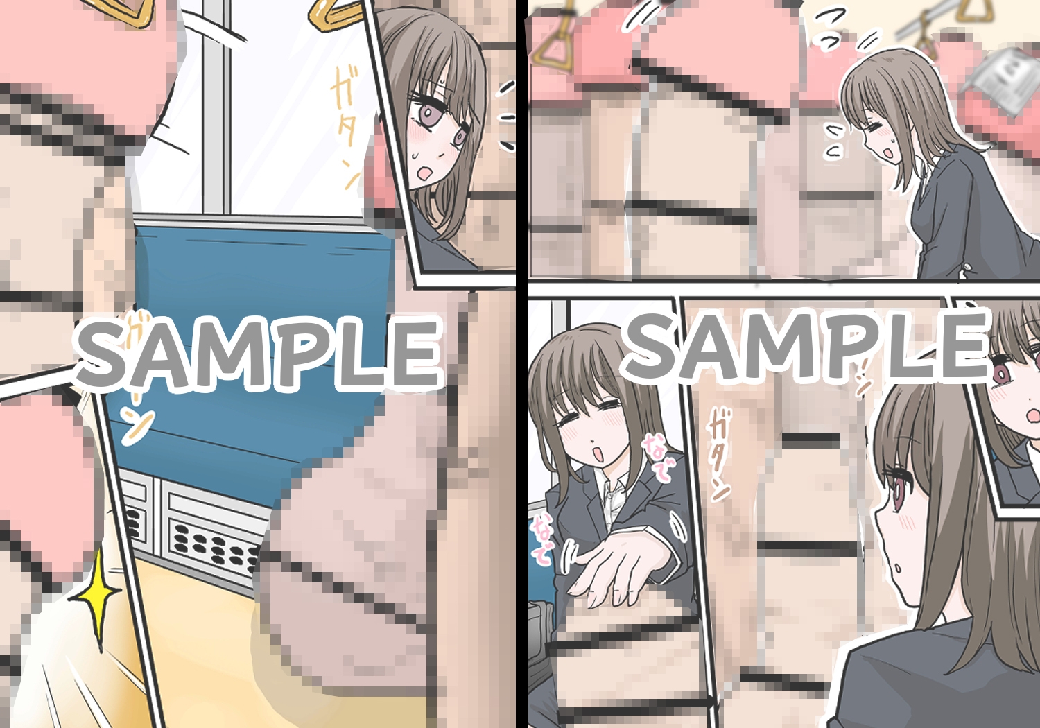 おちんぽ専用車両に犯されるOLさん