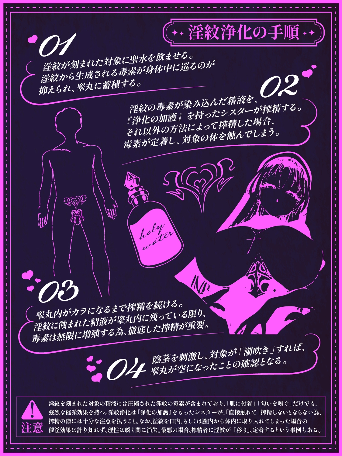 【逆レ○プ】【悪堕ち】淫紋に侵された勇者(アナタ)を救う為、聖女は貴方をレ○プする。