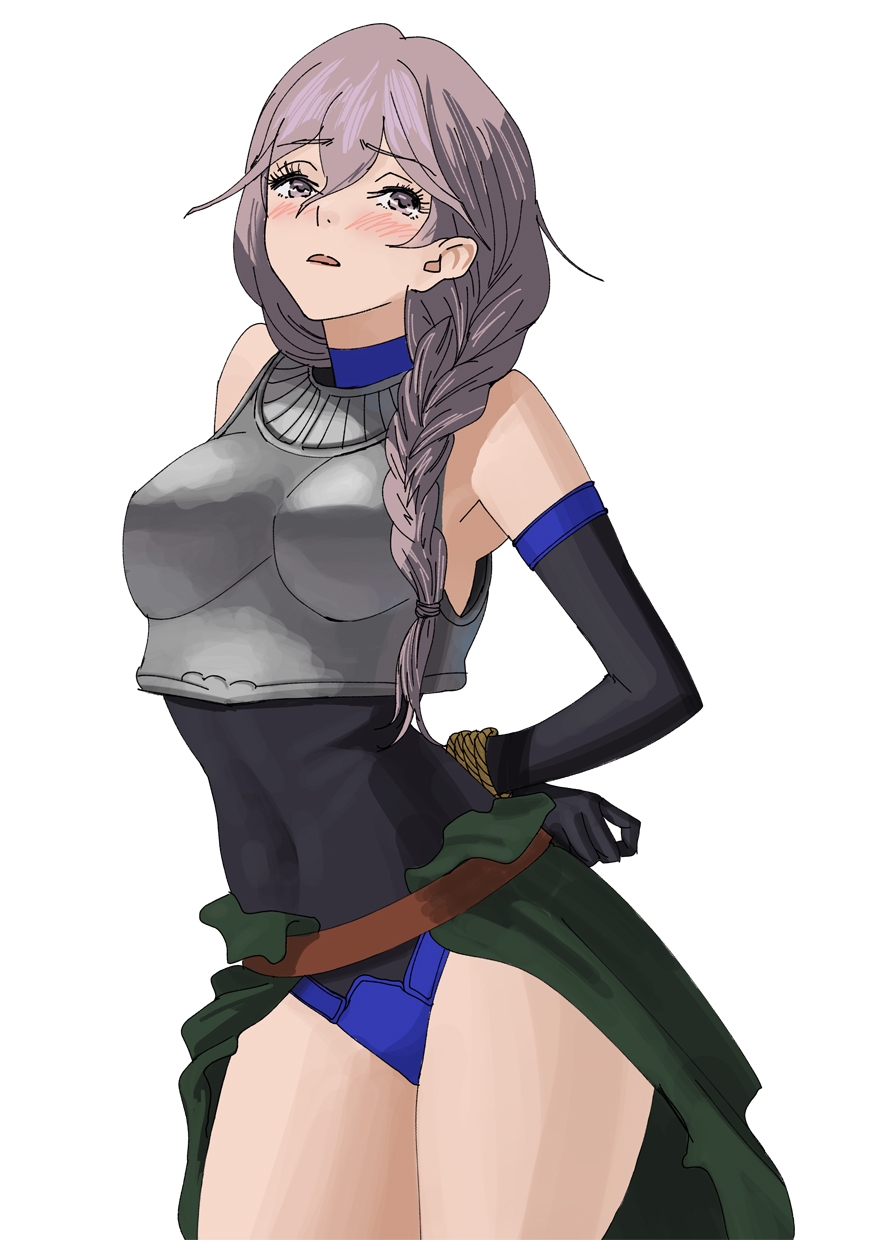 囚われた女騎士リーリエ 後ろ手に縛られて全裸にされた女騎士の末路