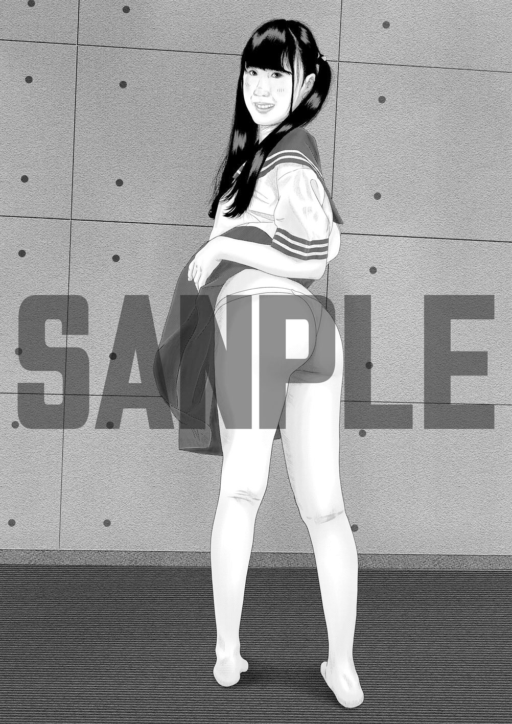 美少女羞恥、開脚、破廉恥図画集9