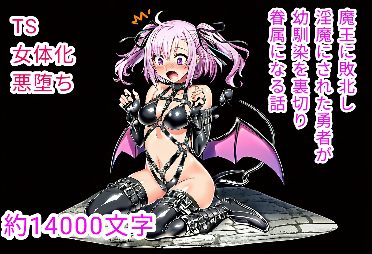 魔王に敗北し淫魔にされた勇者が幼馴染を裏切り眷属になる話