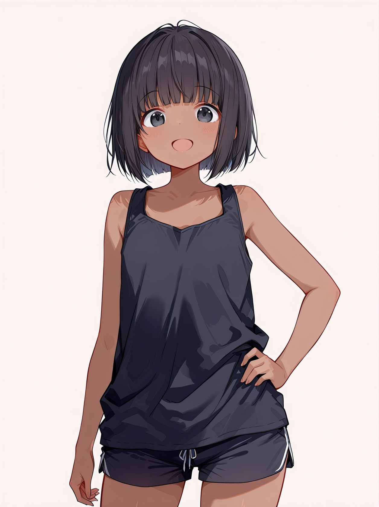 つるぺた女子の男水着野外露出チャレンジ～ノーブラ貧乳ボーイッシュな美少女と中出し三昧～