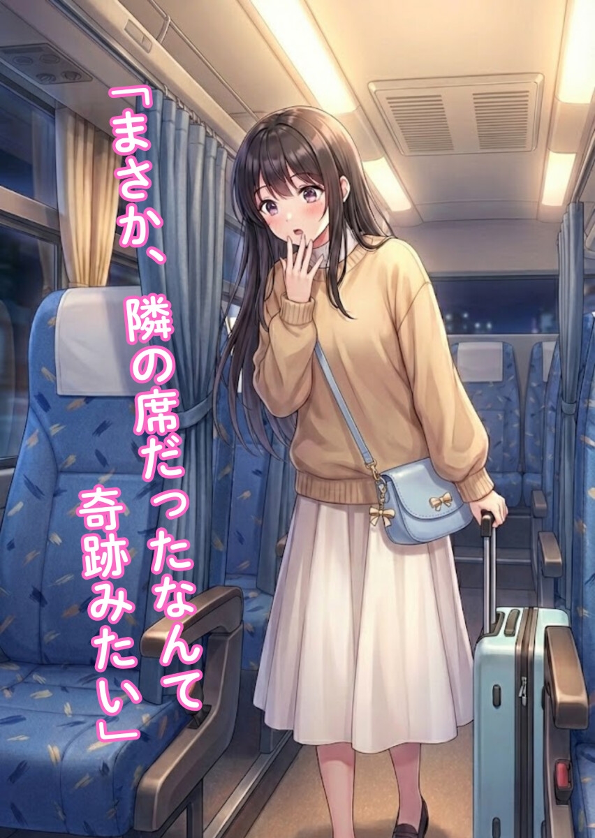 夜行バスで隣の清楚系女子大生に搾られる