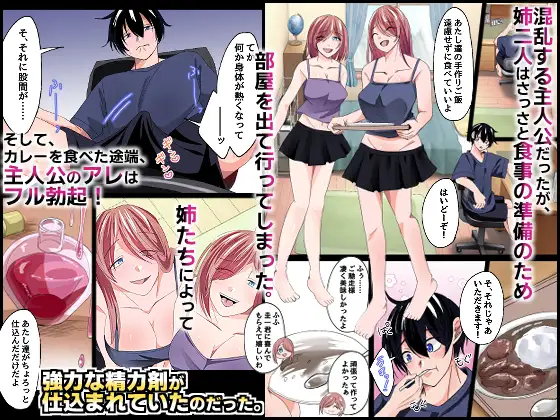 ブラコンのお姉ちゃんたちと。双子の姉たちが大事に取っておいた処女を貰って欲しいと誘惑してくる最高の夏休み！