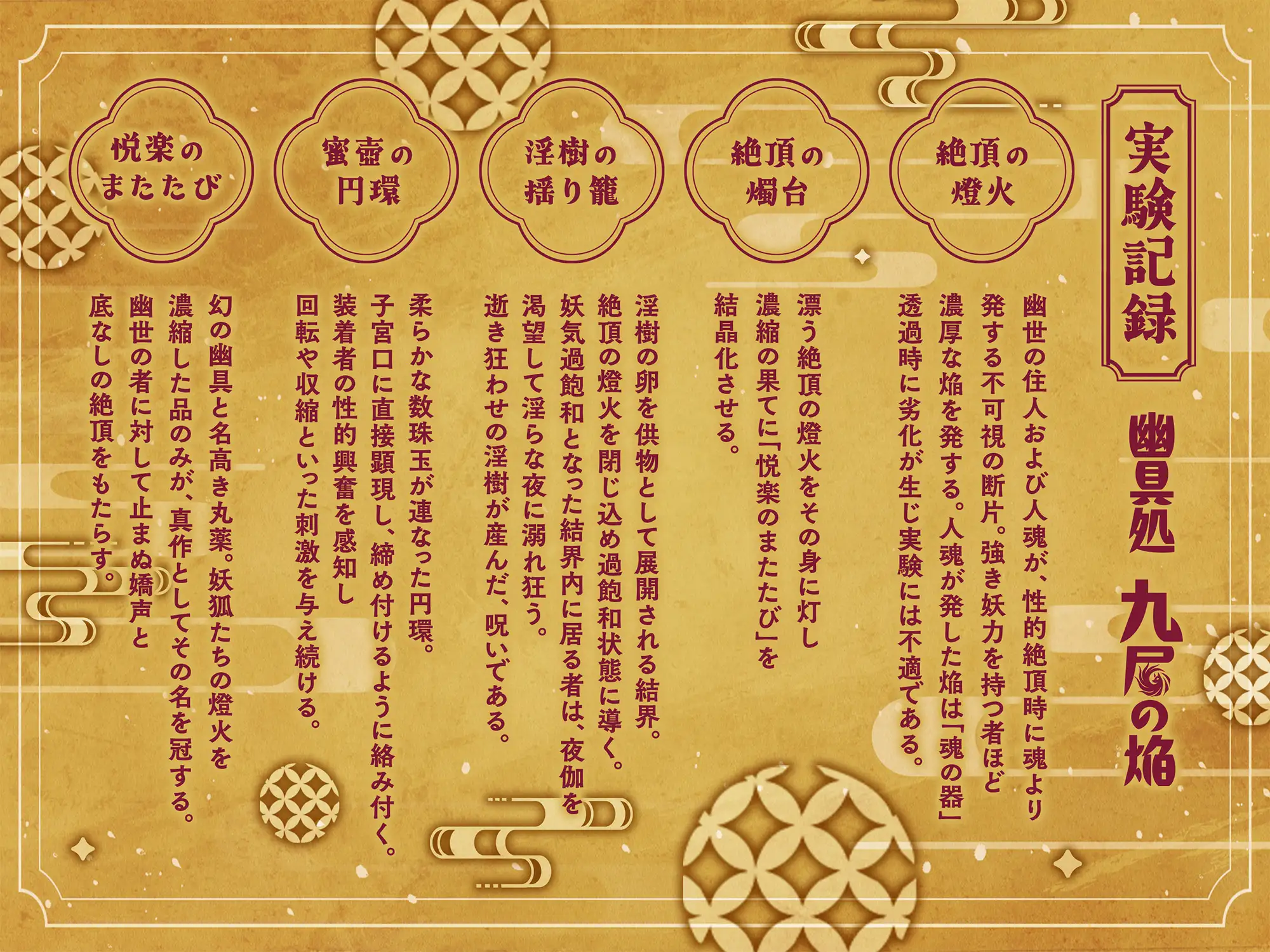 【和風百合】幽具処 九尾の焔 -悪戯好き双子狐の性実験-