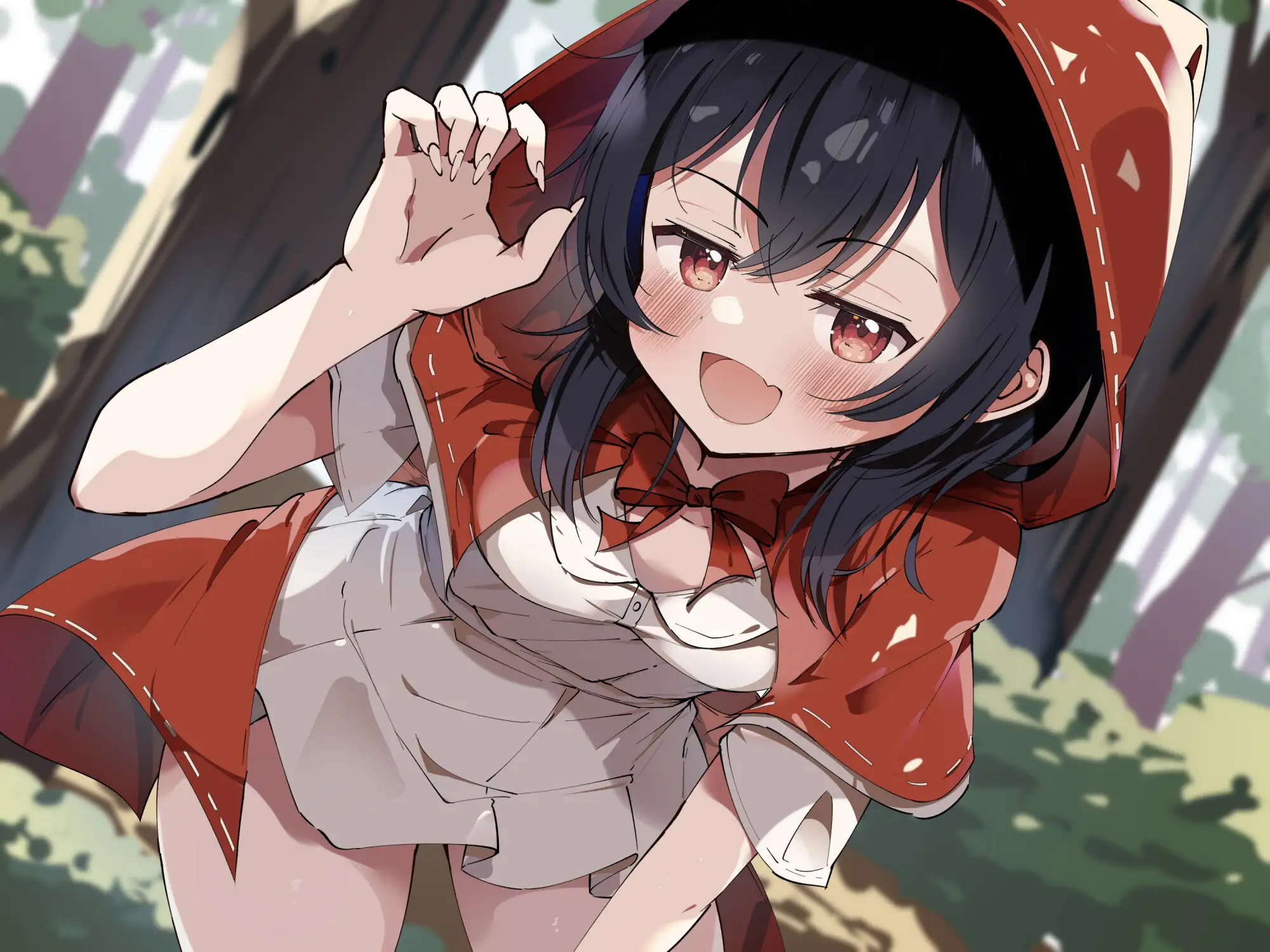 【マゾ向け】つよつよ赤ずきんちゃんは狼ちんぽを逃さない【ペット調教】