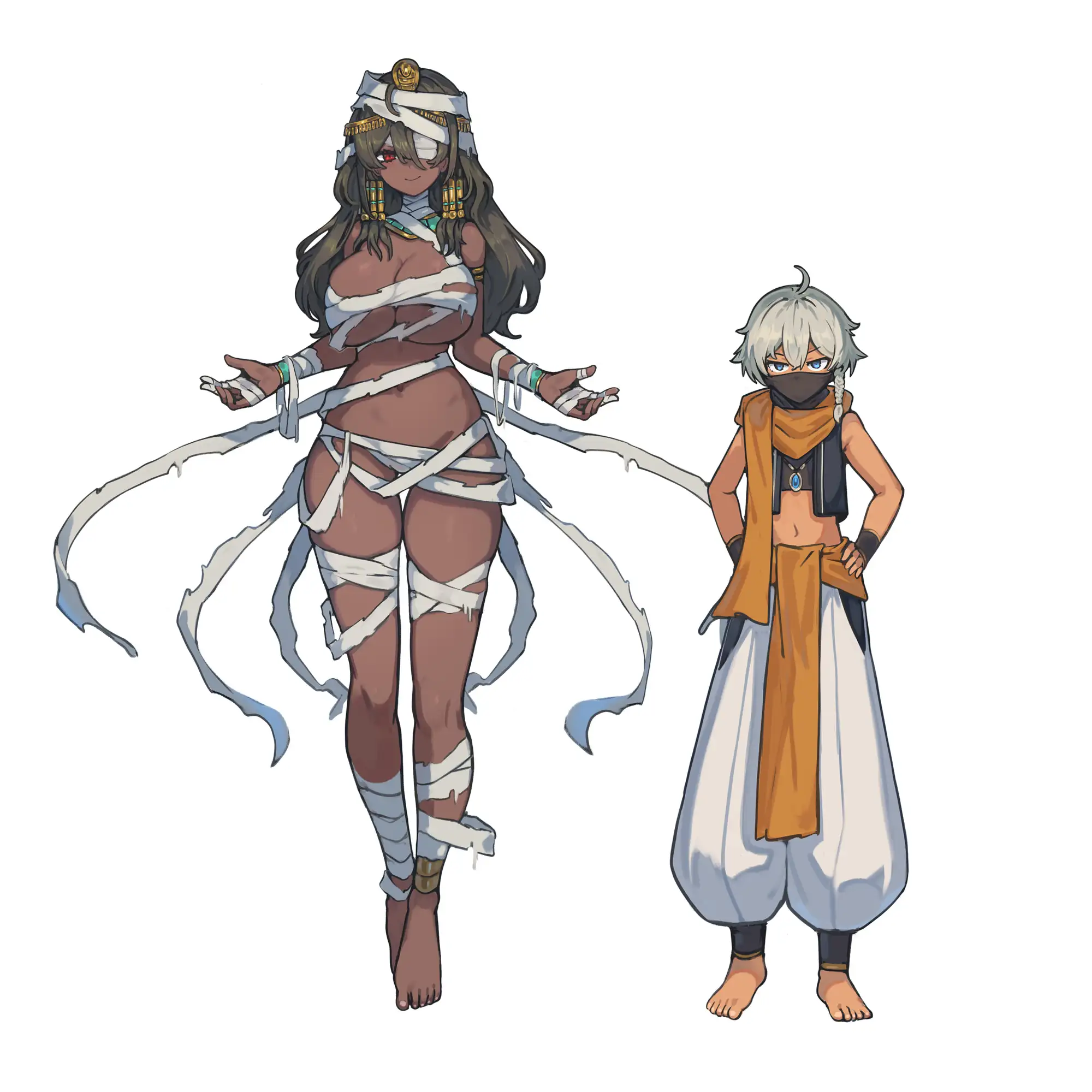 モンスター娘に襲われるASMR~マミーのネーフェル編~【ルート分岐あり】