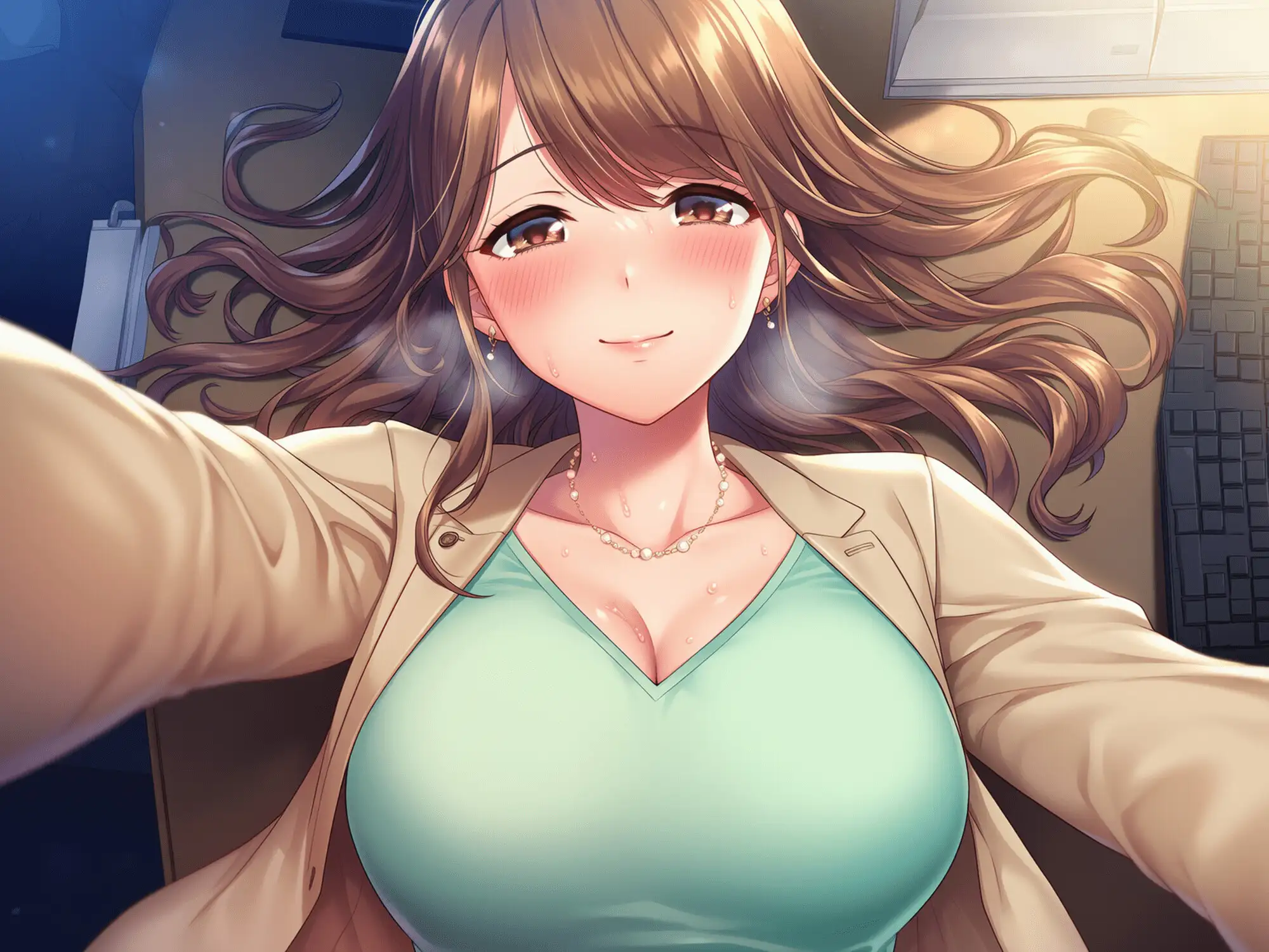 【KU100】秘密の残業シリーズ～白石まりか編～母性高め上司のよちよちエッチ「ちゅぱちゅぱ出来て偉いでちゅね～♡」