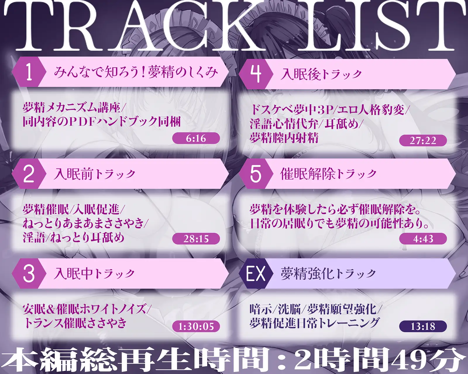 【夢精のしくみPDF同梱】実践！夢精催○～夢の中で必ず気持ちいい射精が出来る～[安眠×夢精快感]