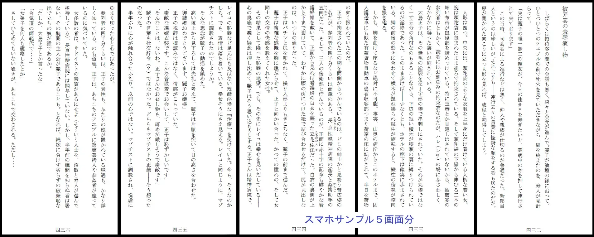 昭和隷淫記 贄花二輪 合気道娘の入淫痴凌篇