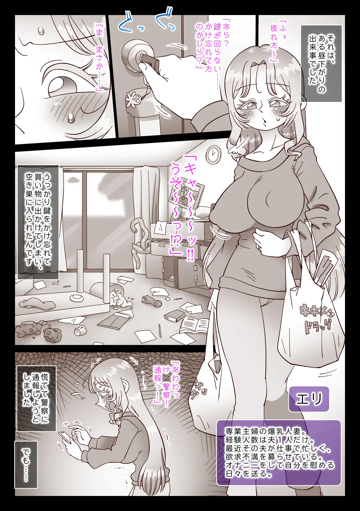 妻の居ぬ間に居た男