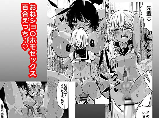 男の娘の性別がわからない先輩と先輩が女に見えるバイな後輩とカオスなおねショ〇百合えっちホ〇セックス