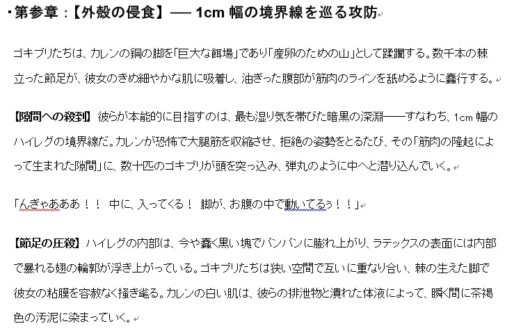 禁忌アーカイブleaked 短編集03 ハイレグと蟲責めにこだわったフェチ小説 真・地獄のガマン:女神たちの自尊心を粉砕する5つの持久実験