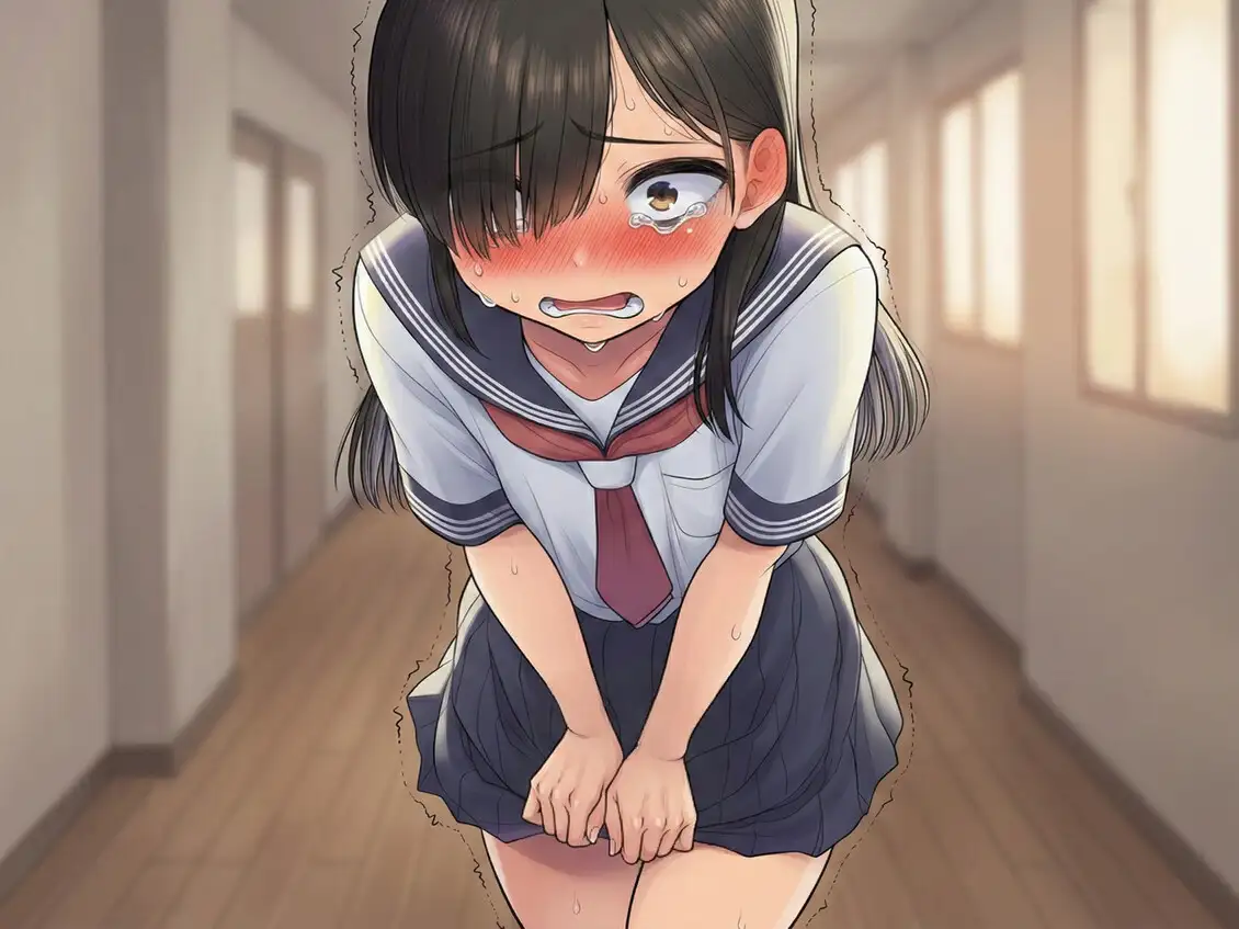 【おしっこ我慢】私をいじめるギャルの 体内に入って復讐