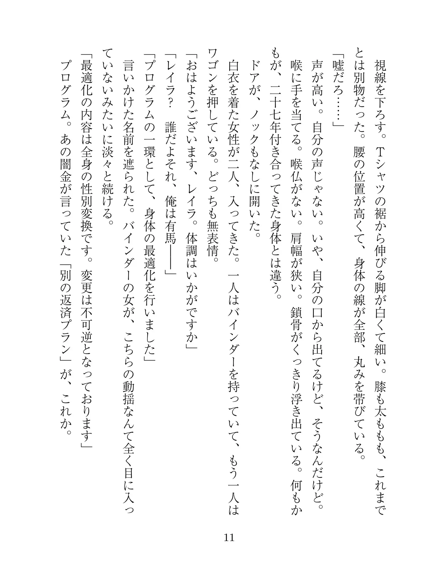 TS更生プログラム ～借金のカタで女にされて性別矯正施設に堕とされた