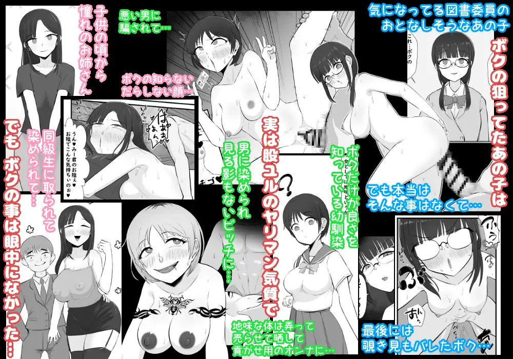 【BSS】ボクは相手にされないヤリマン図鑑