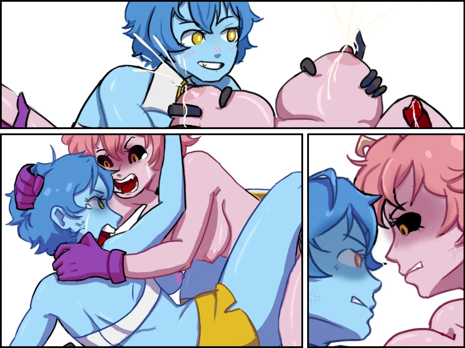 スーパーヒロイン:アリーナで死闘！_ スーパースウィートガールズ – キャットファイトアカデミー！4