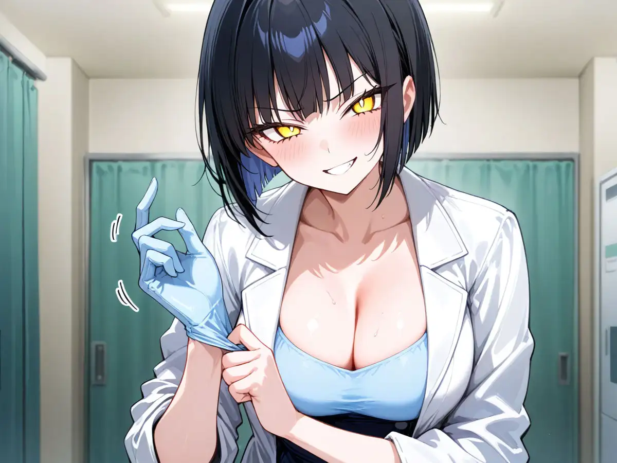 【期間限定100円】アナル検査中に包帯でぐるぐる巻きに全身拘束して強○メスイキさせる女医