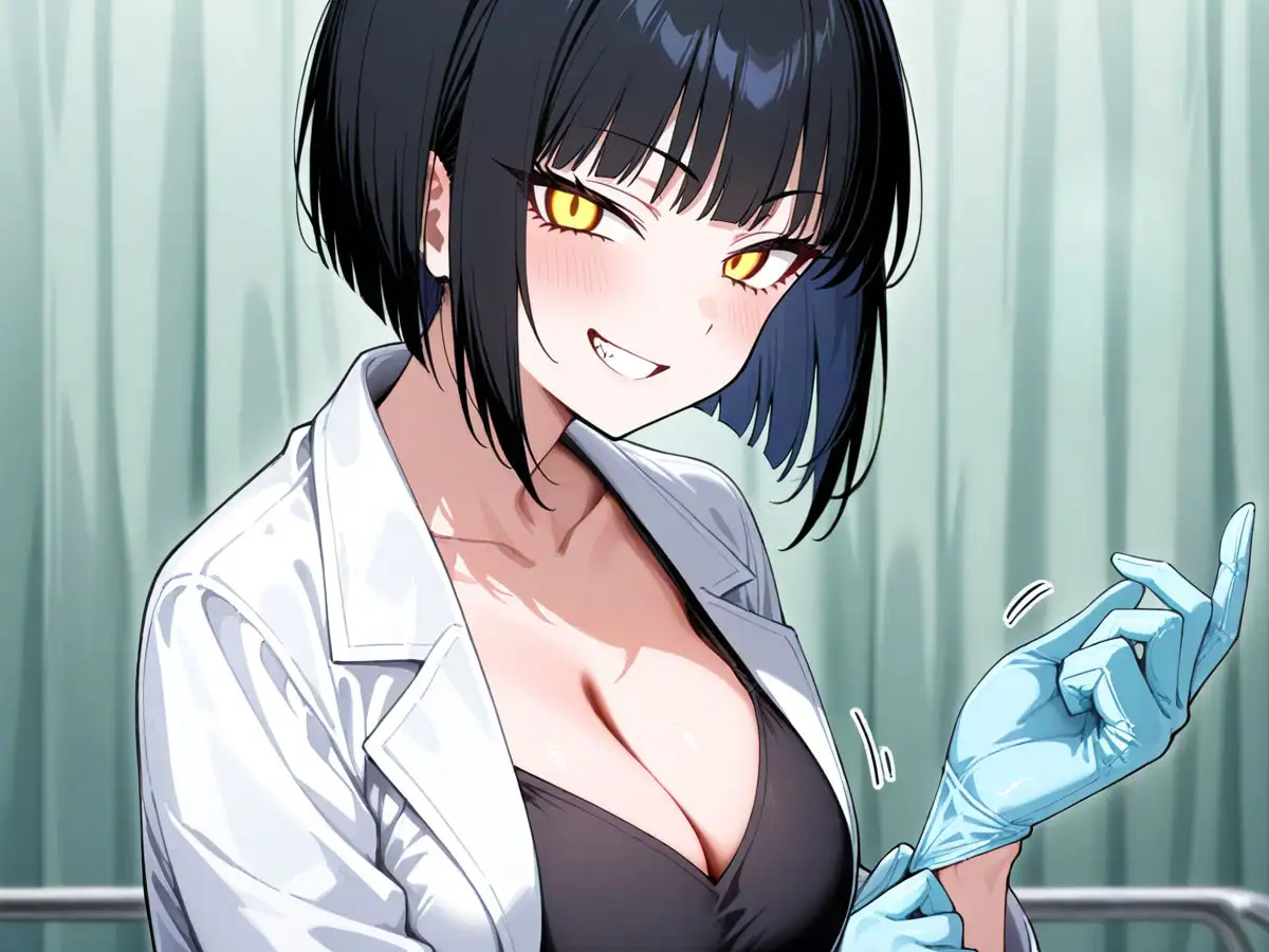 【期間限定100円】アナル検査中に包帯でぐるぐる巻きに全身拘束して強○メスイキさせる女医