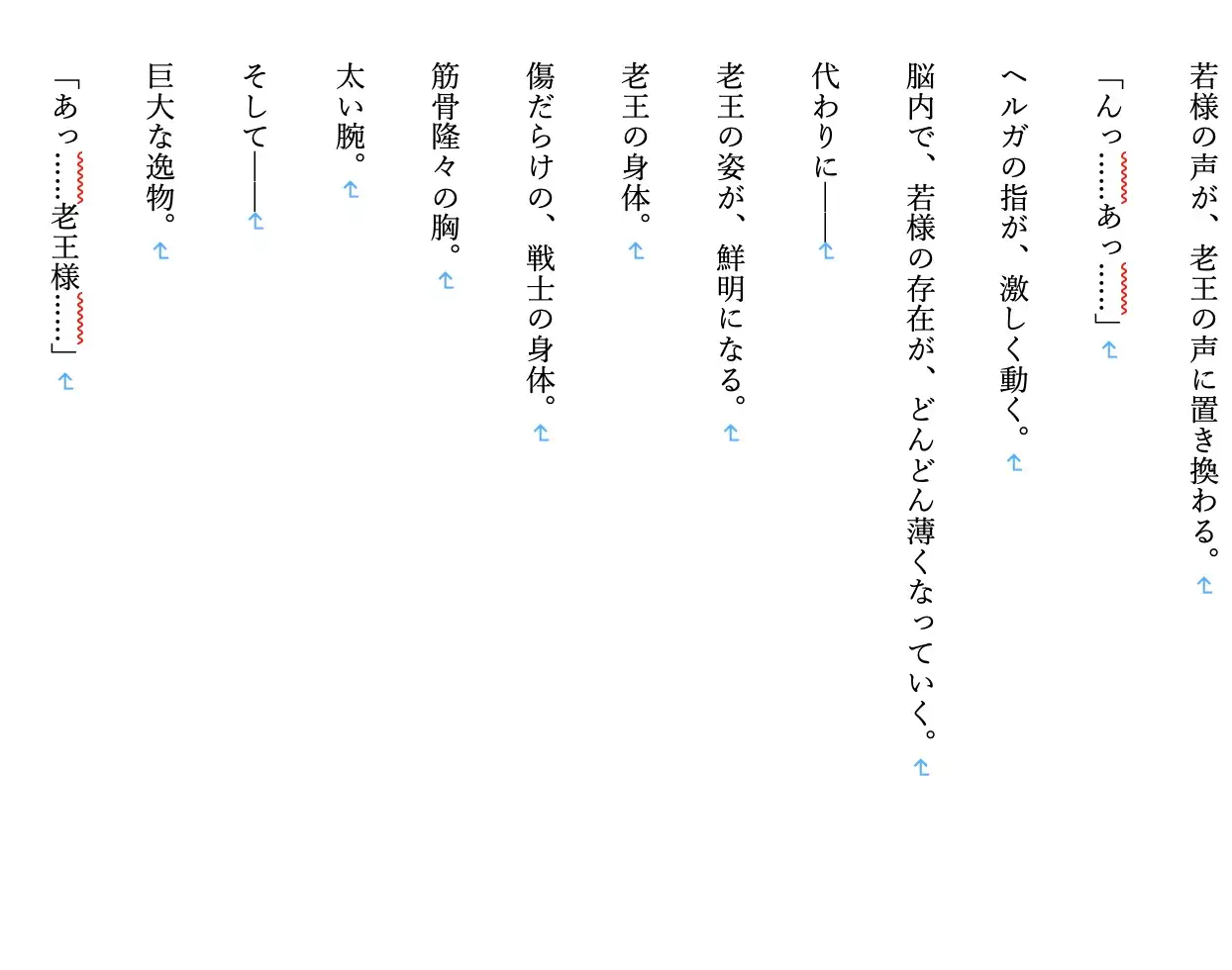 【BSS/NTR/巨乳/女騎士/お姉さん/高身長/調教】初恋お姉さん女騎士団長ヘルガ、若の目の前で寝取られ堕ちるまで4〜老王の征服録 182cm豊乳護衛騎士・性奴○調教録〜