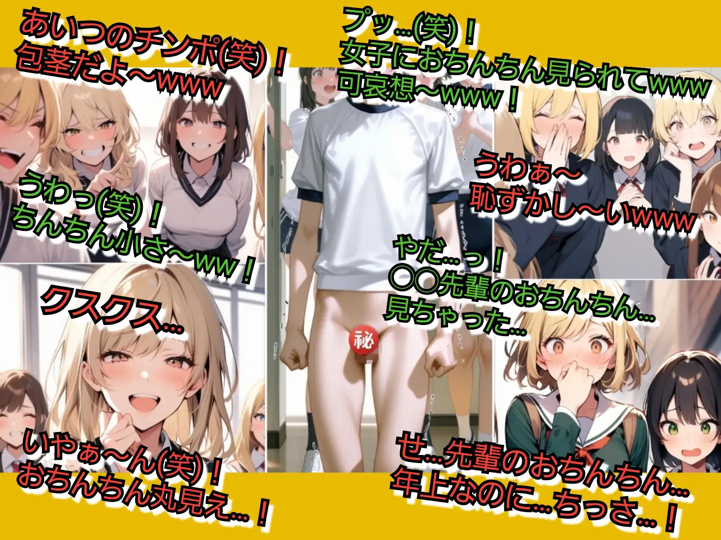 いじめっ娘倶楽部のSPH文庫 私立空想学園♡パンツ没収！フルチンの刑 【第1～3話】