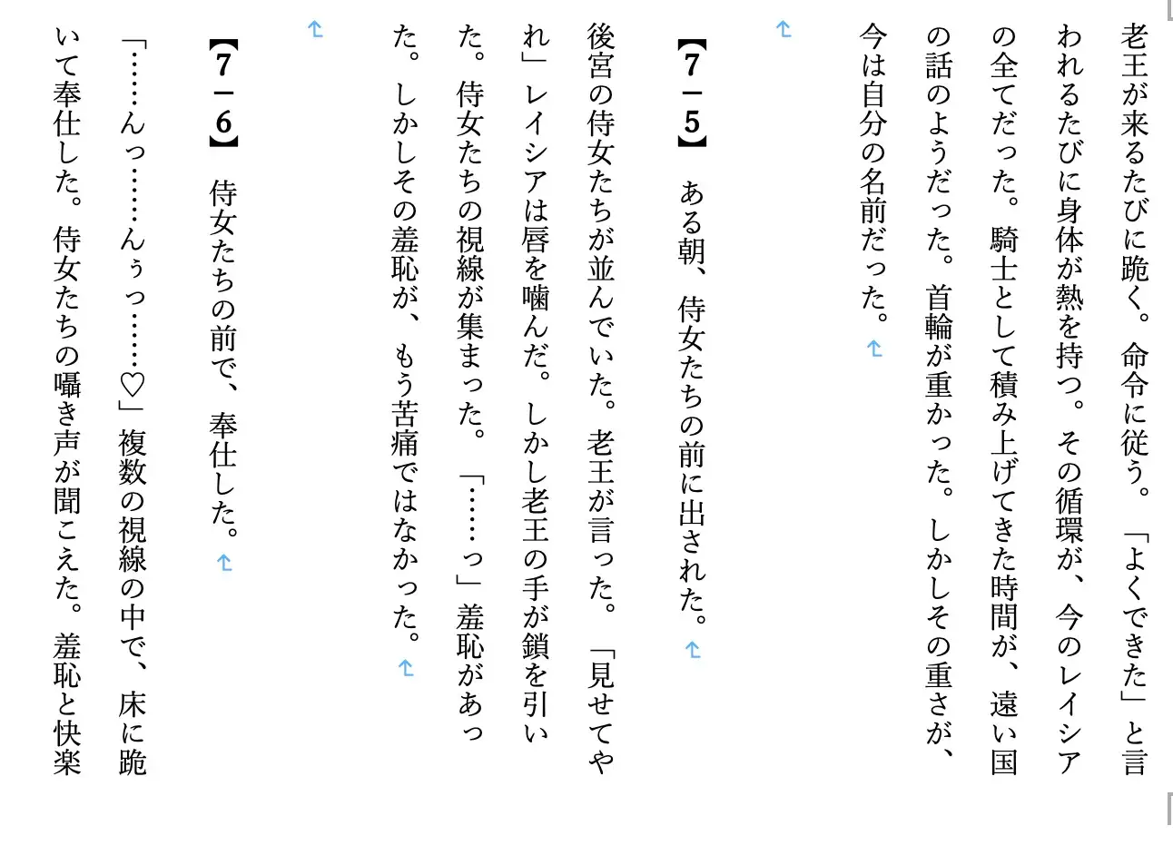 【ファンタジー/女騎士/巨乳堕落/ノベルス】氷雪姫騎士三姉妹 次女調教編7〜老いた帝王の征服録 暴君は高貴なる王妃・騎士・聖女を悉く支配する〜