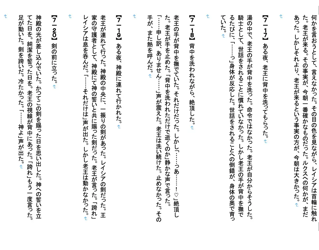 【ファンタジー/女騎士/巨乳堕落/ノベルス】氷雪姫騎士三姉妹 次女調教編7〜老いた帝王の征服録 暴君は高貴なる王妃・騎士・聖女を悉く支配する〜