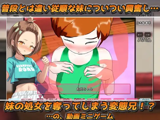 兄妹姦～処女で無知な妹をだまして交尾する～Hシーン動画ゲーム