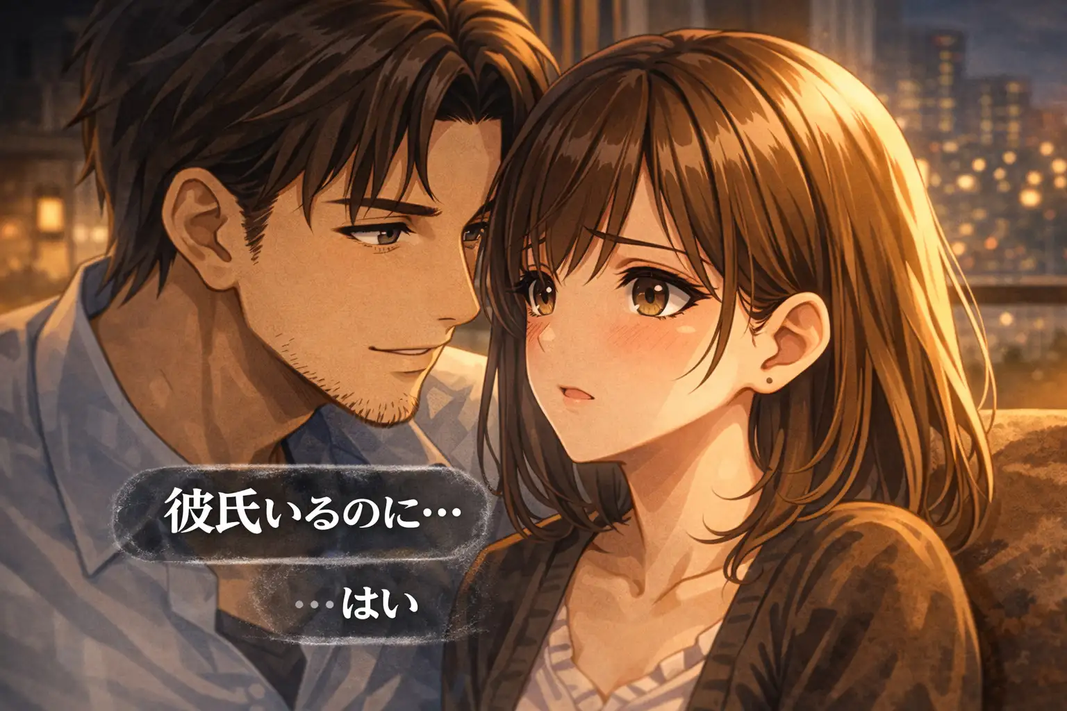 終電を逃した夜、先輩の家で ―帰れない夜―