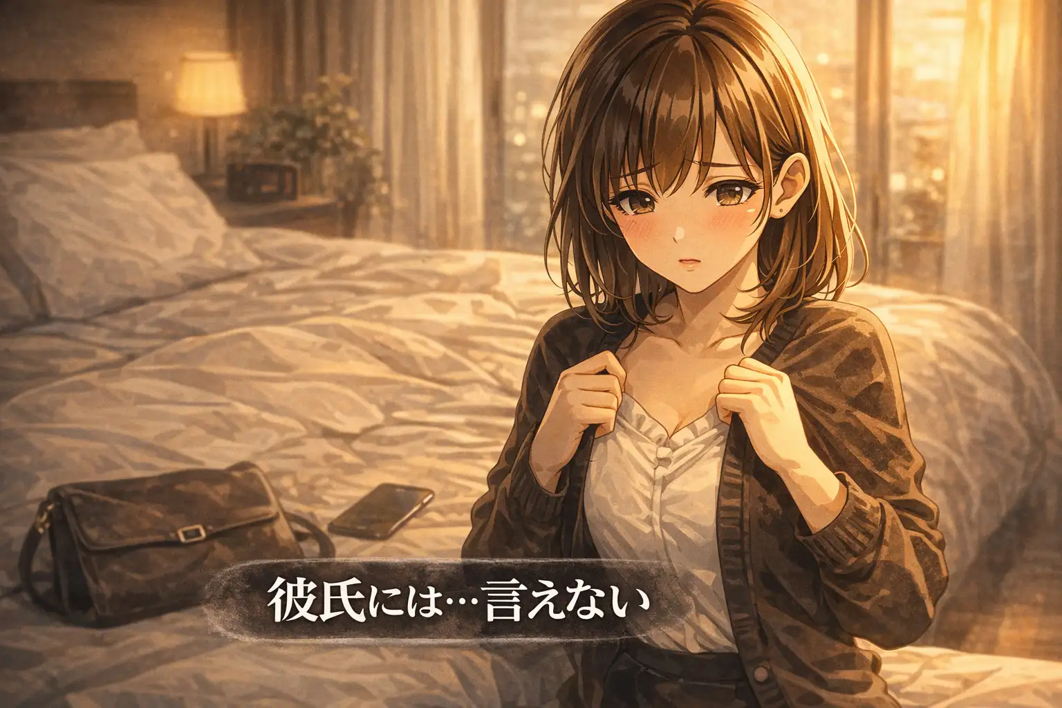 終電を逃した夜、先輩の家で ―帰れない夜―